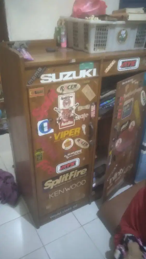 Jual lemari kayu 2 pintu