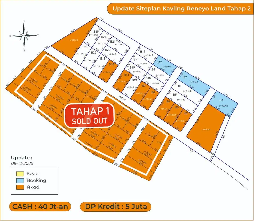 KAVLIING FAJAR BARU 40 JUTAN DEKAT RAJABASA KEDATON N WAYHALIM