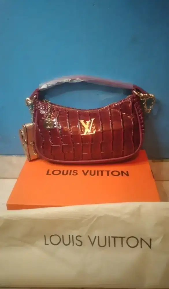 Jual cepat murah tas baru louis vuitton croco istimewa ori.