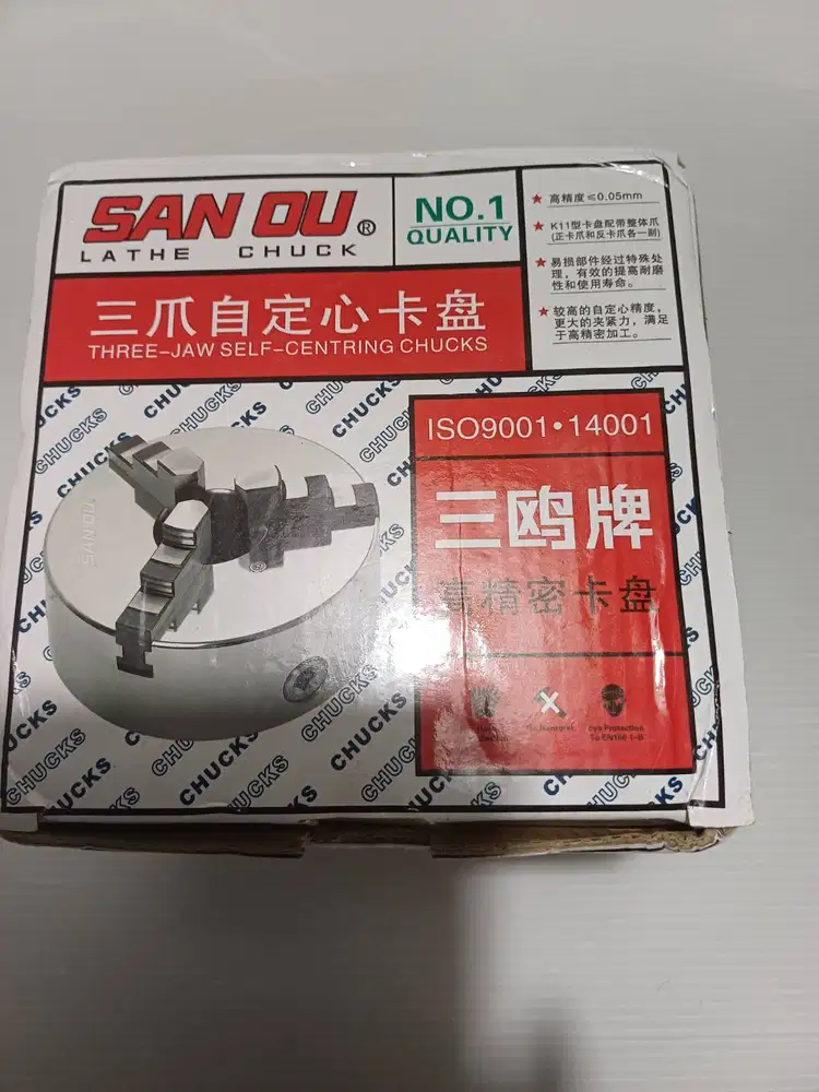 Chuck Bubut 3in San Ou K11-80  (3-Jaw Self Centering)