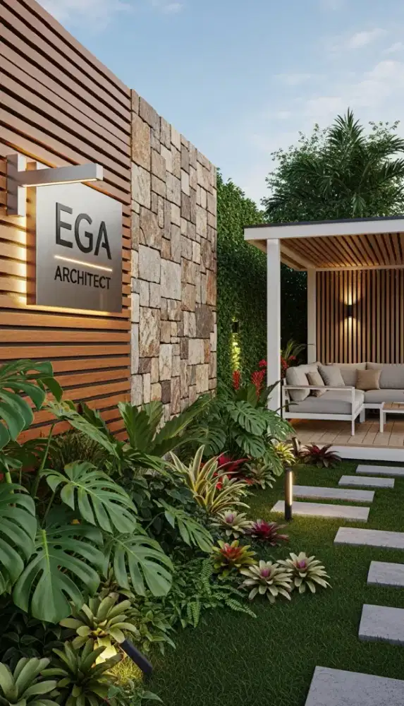 Arsitek taman modern jasa garden Cikupa