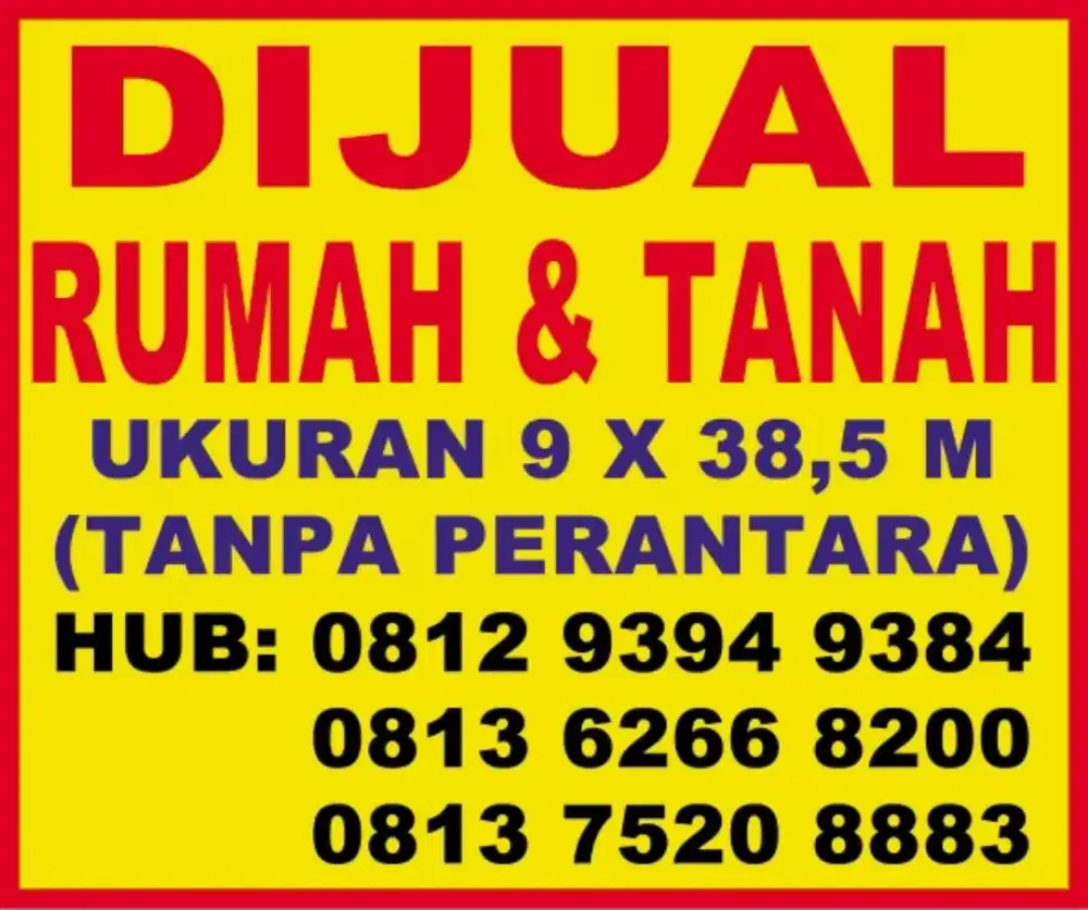 DI JUAL RUMAH SHM