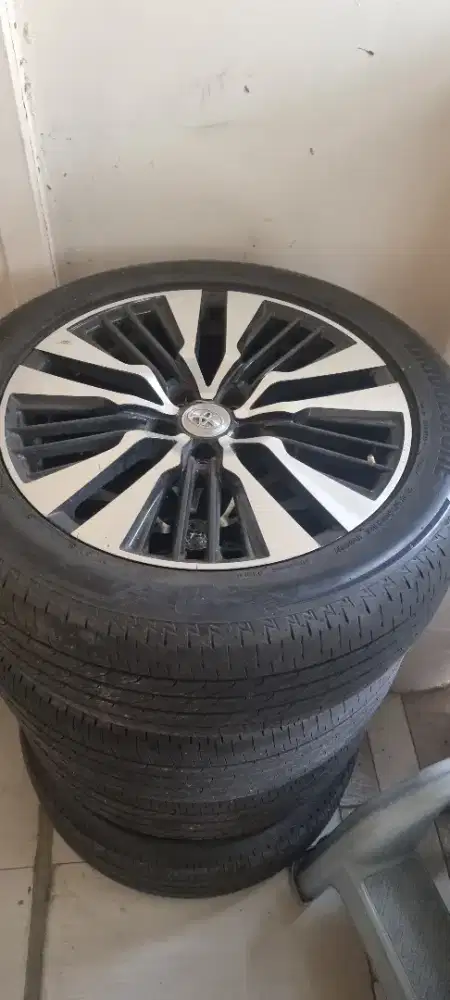 Velg Alphard R18 dan Ban Bridgestone