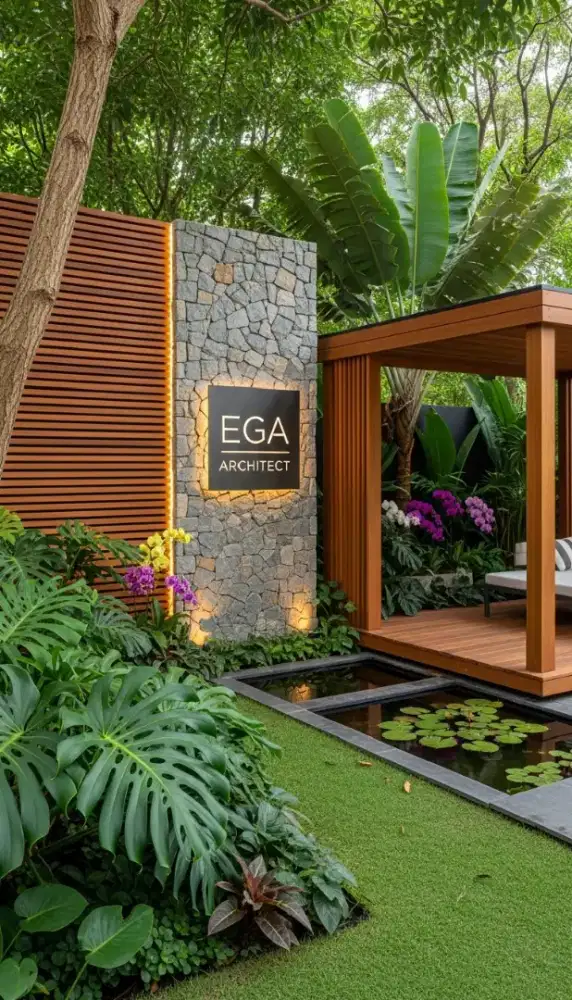 Arsitek garden jasa taman modern Cibeber