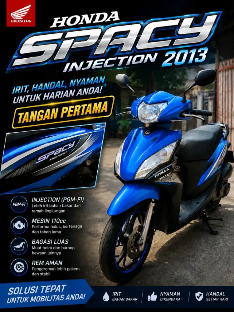 Honda Spacy Injection 2013 Tangan Pertama