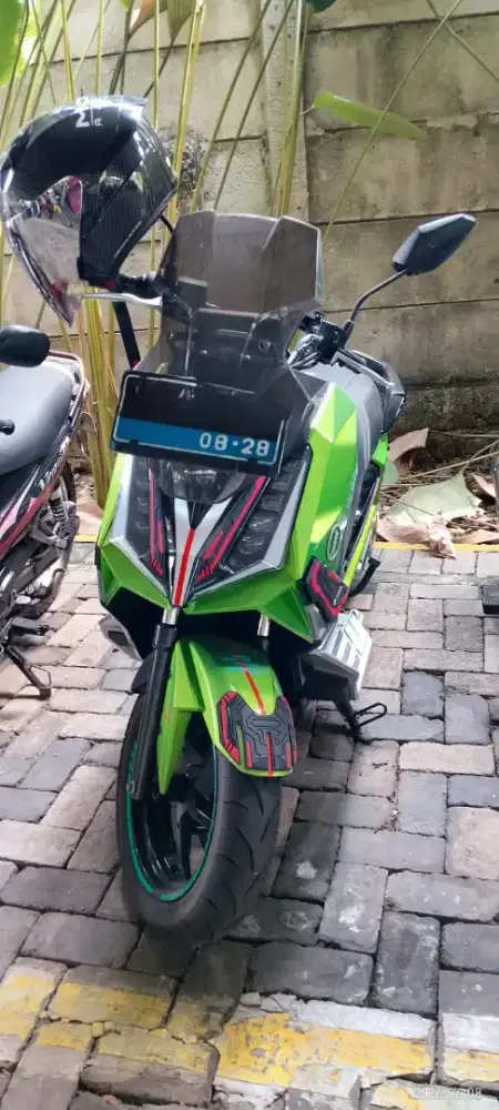 Dijual Motor Listrik Alva Cervo Warna Nebula Green Tahun 2023