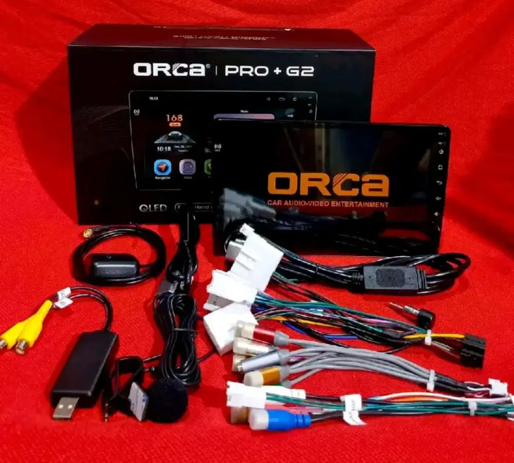 Head Unit Orca Pro + G2 NFC 6/256 GB (+ jasa pasang di cibubur point)