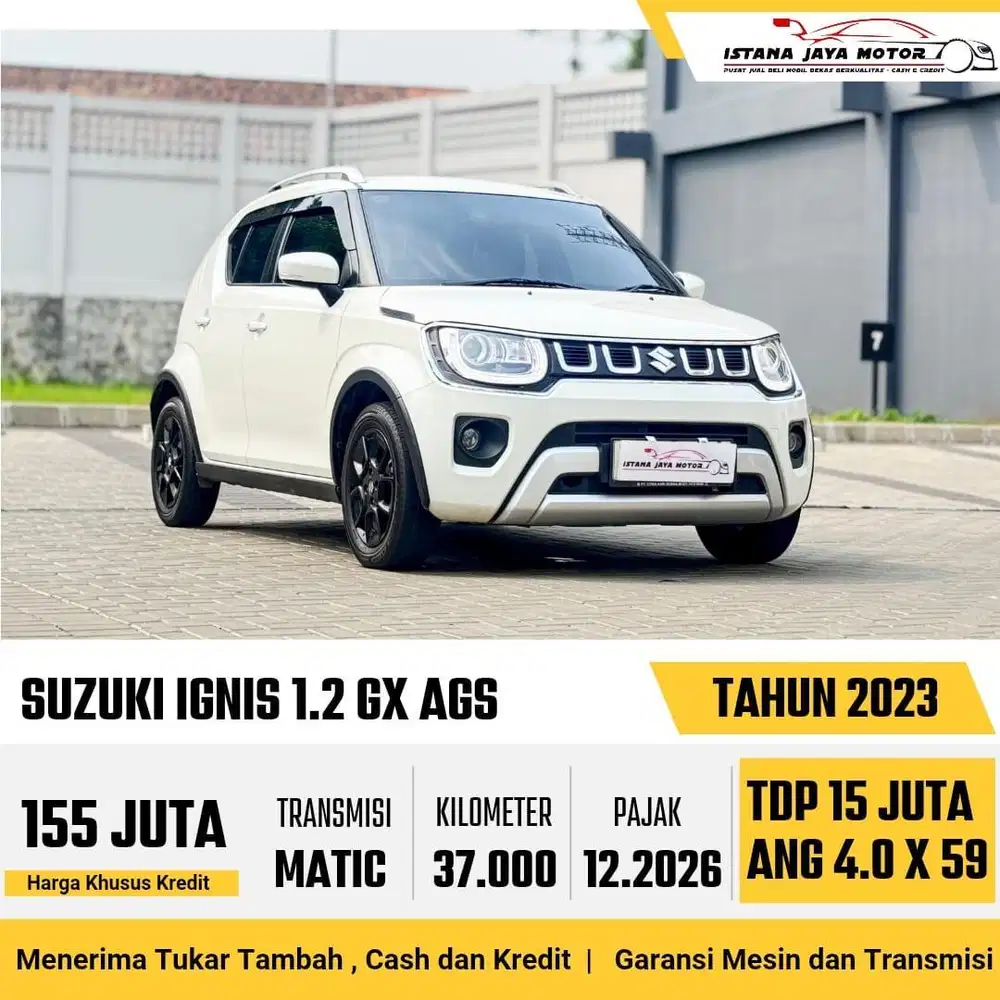 FACELIFT !! Suzuki Ignis GX AGS 1.2 NIK 2023 Putih