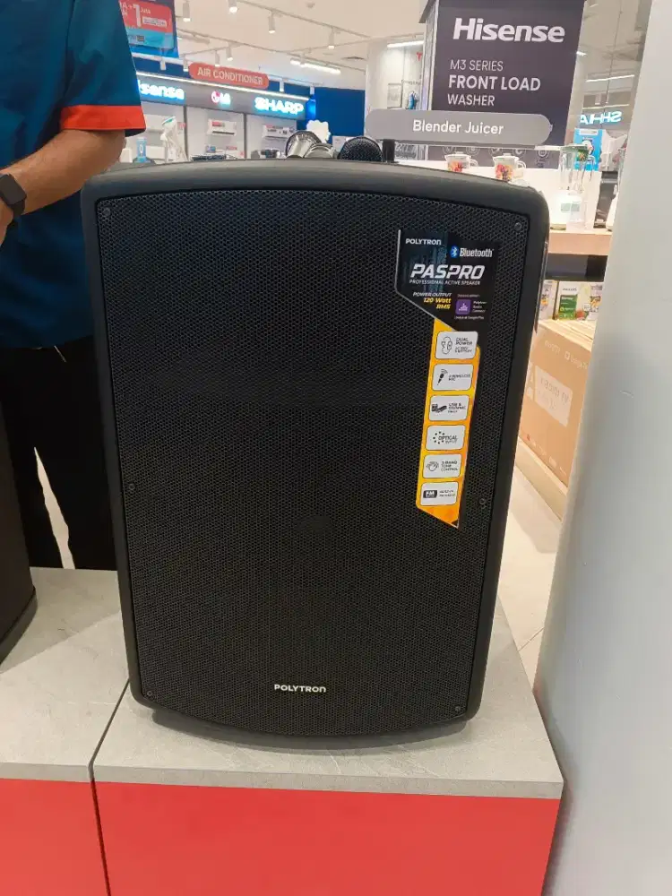 Polytron Active Speaker 
AS PRO15F3 free 2 microphon | Cicilan Bunga0%