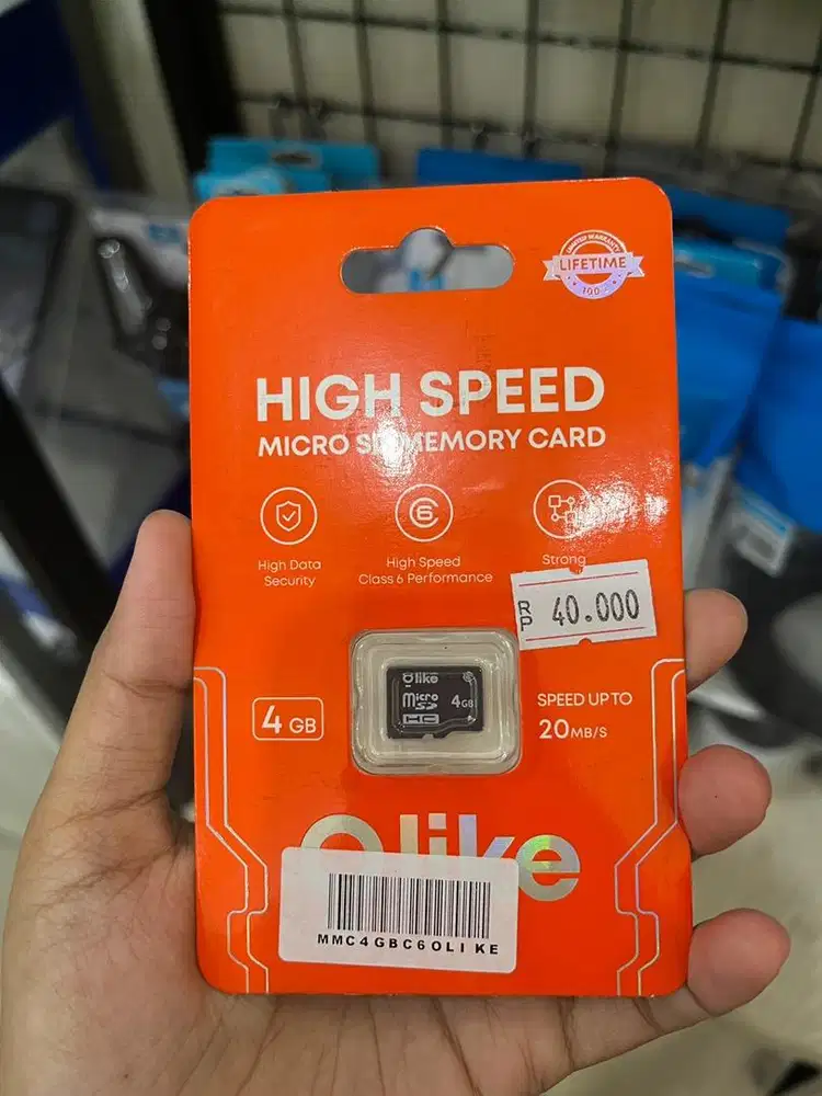 Micro SD Olike 4GB Class 6 High Speed Original Garansi Lifetime