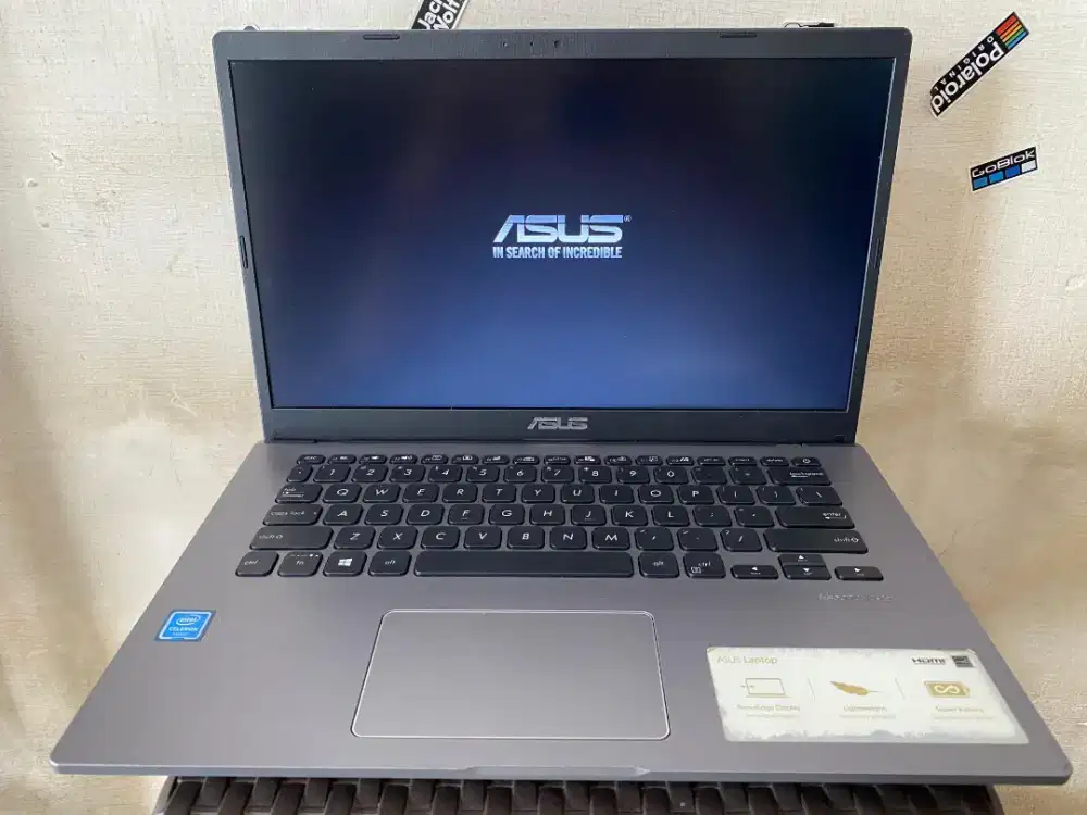JUAL LAPTOP ASUS A409M INTEL N4020 SSD128GB RAM4GB DDR4 KEY BACKLITE