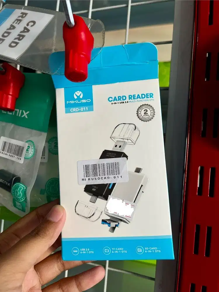 Card Reader OTG Mikuso CRD-011 6-in-1 USB Type-C Micro SD TF