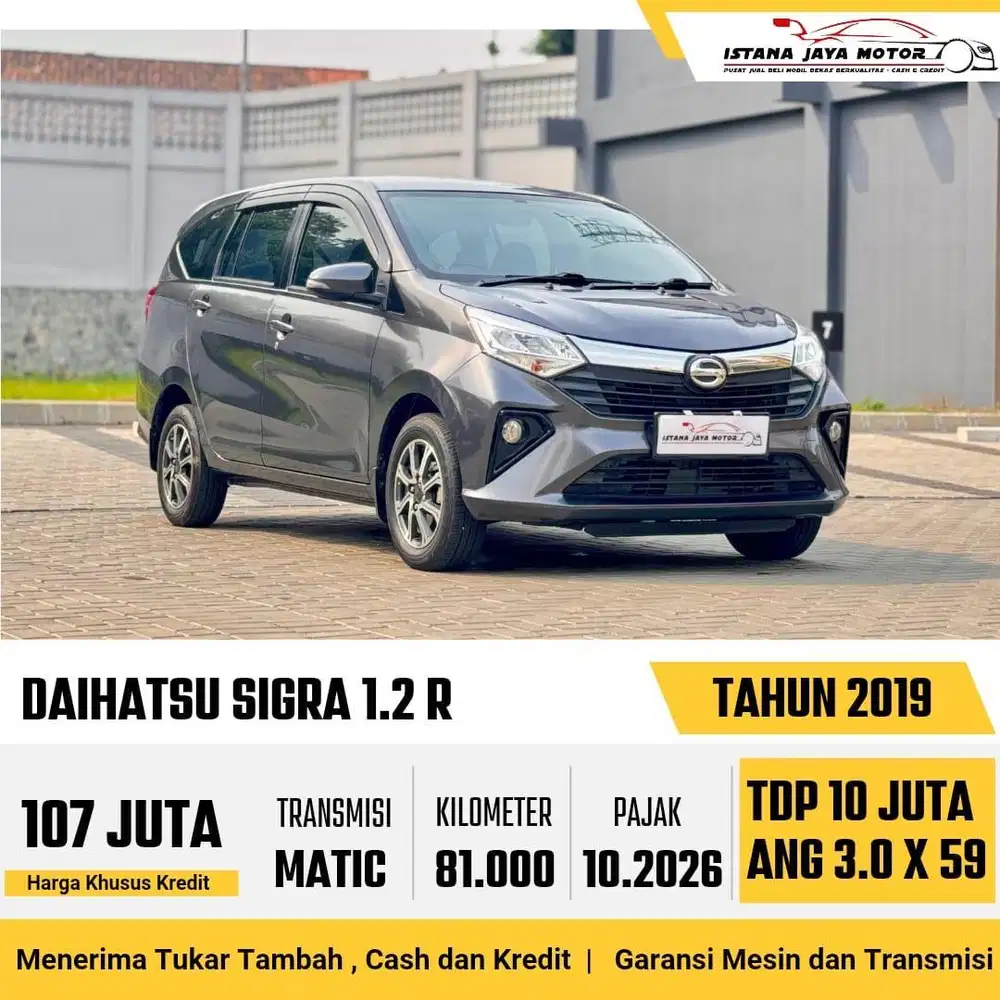 [TANGAN PERTAMA] Toyota Sigra R 1.2 Automatic 2019