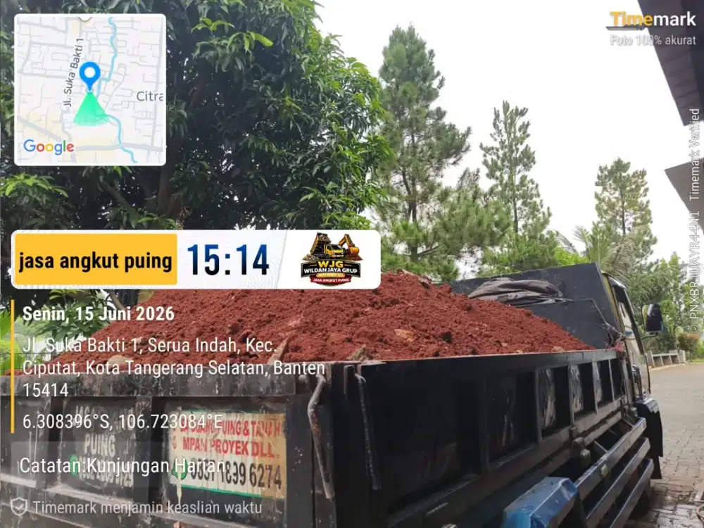 Jasa buang puing dan pengurugan tanah