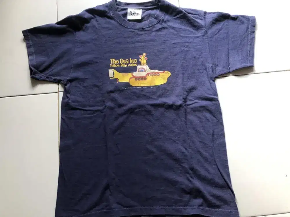 Original Beatles built up kaos band tdk h&m Metallica acdc uniqlo