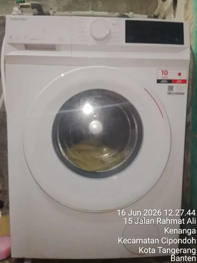 Mesin cuci front loading toshiba