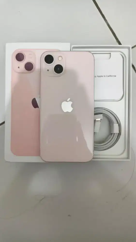 IPHONE 13 INTER 128 GB (PINK,PUTIH,BIRU,HITAM)