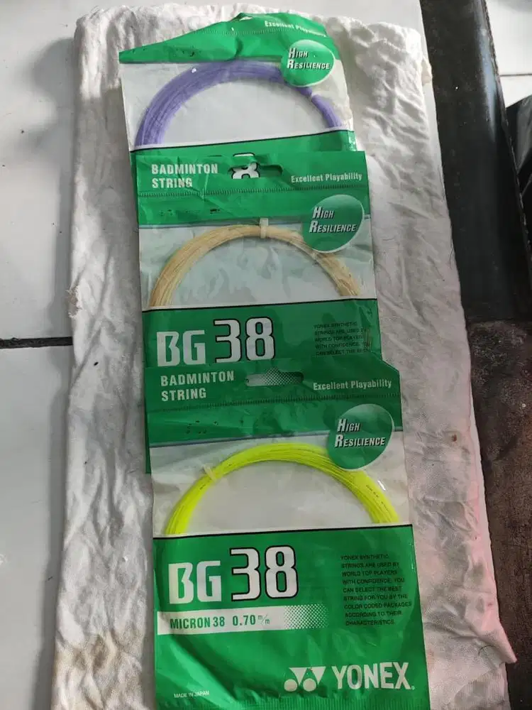 Senar Raket Yonex BG 38