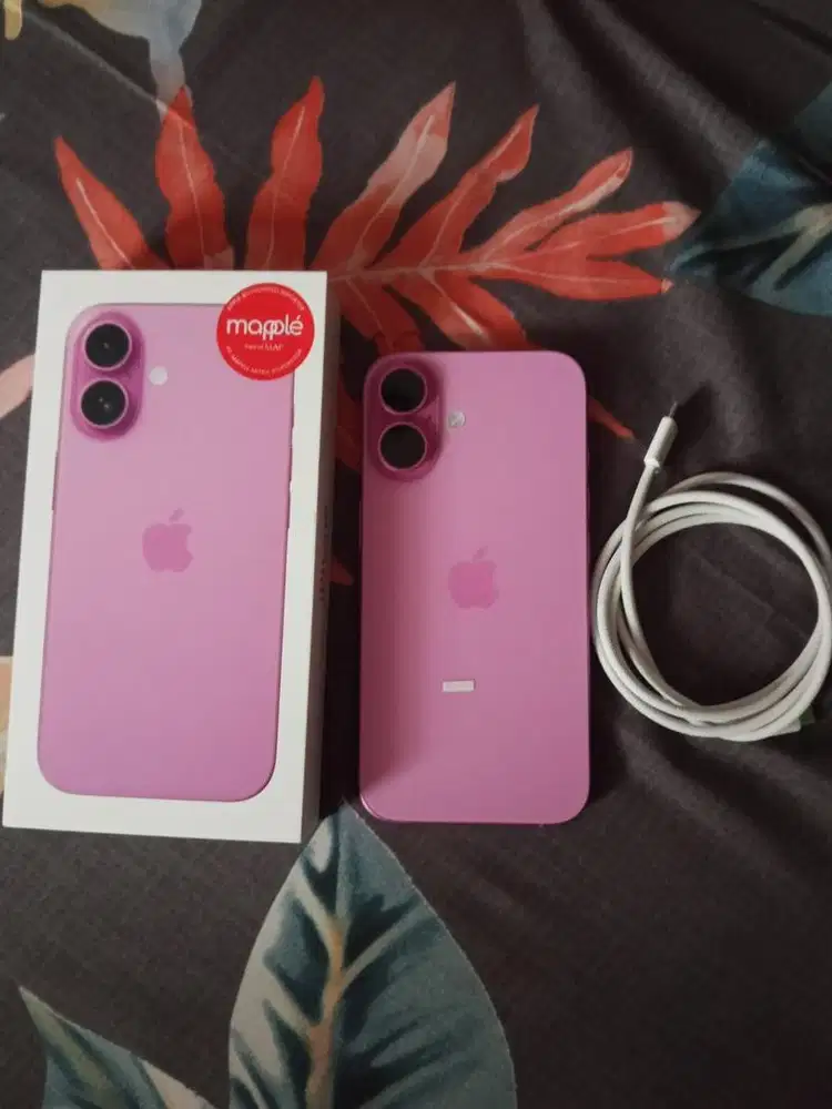 iphone 16 pink basic 128gb like new resmi