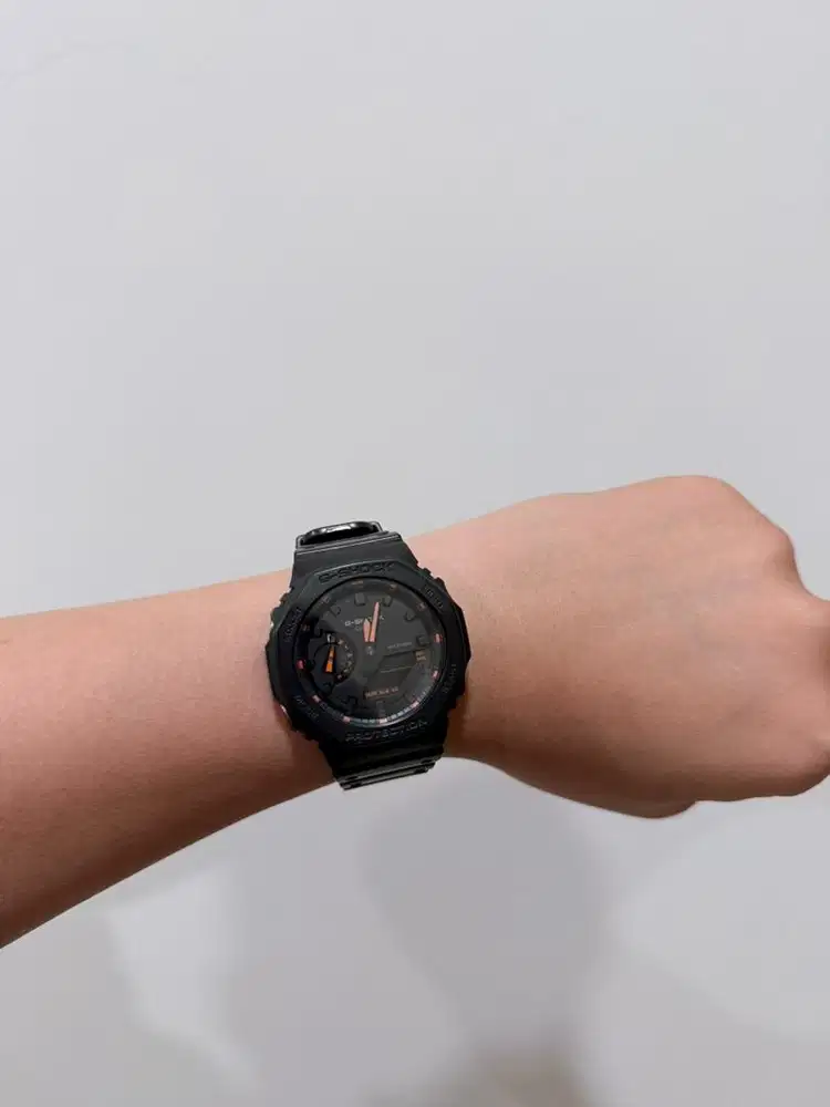 Jam Tangan Casio G-Shock GA2100 Neon Series Orange