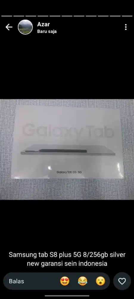 Samsung tab s8+ 5g 8/256