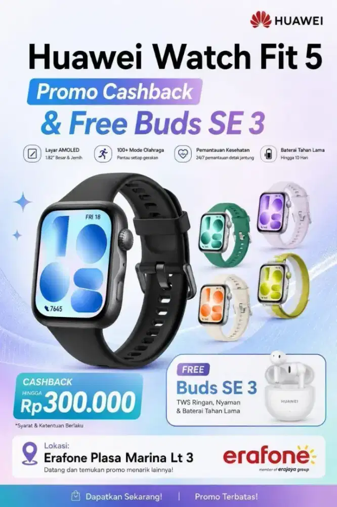 Promo terakhir Watch fit 5 series