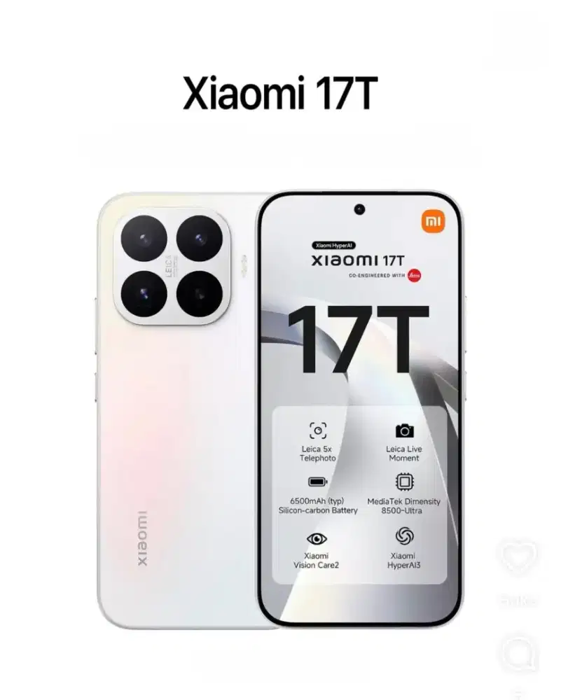 Xiaomi 17T 12/256 NEW BNIB