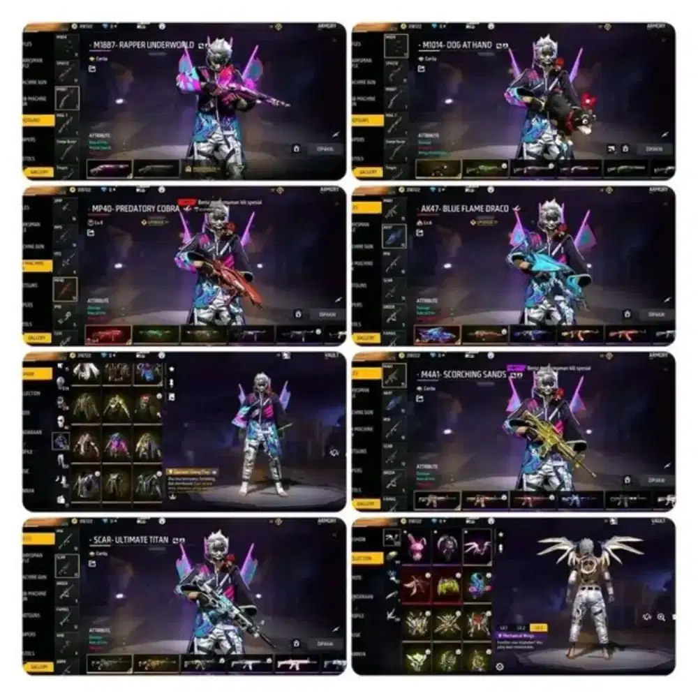 jual akun ff terbaru Ready akun ff murah meriah