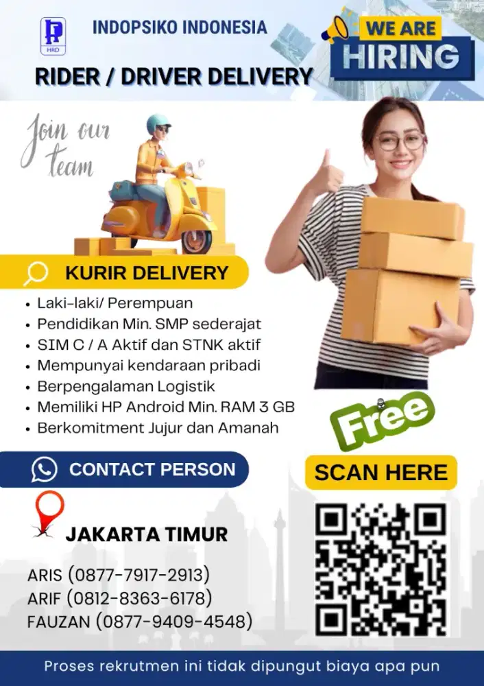 Loker Kurir Motor