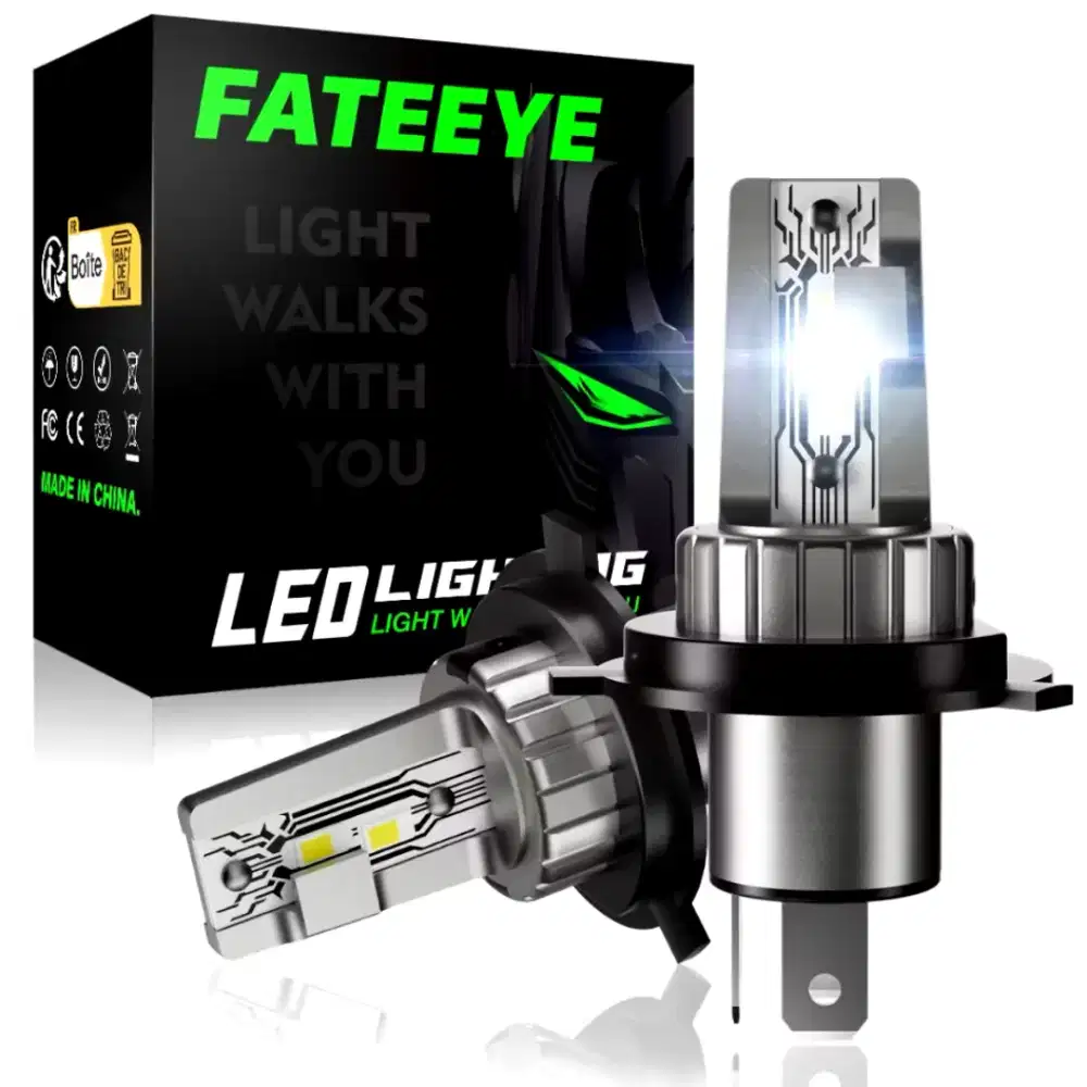 JUAL RUGI! - FATEEYE LAMPU MOBIL LED H4 2PCS