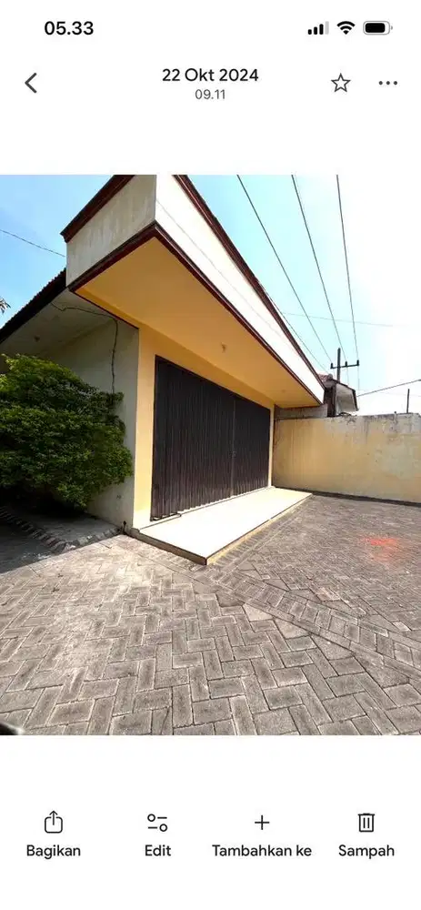 Jual rumah + tempat usaha