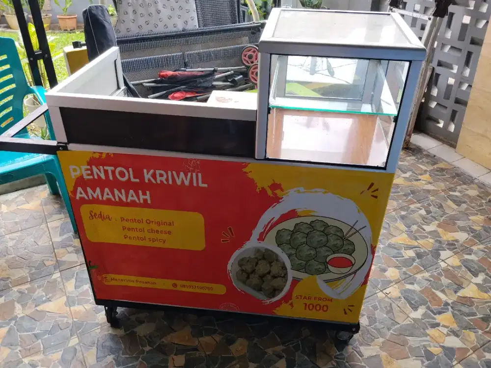 Jual gerobak dagang