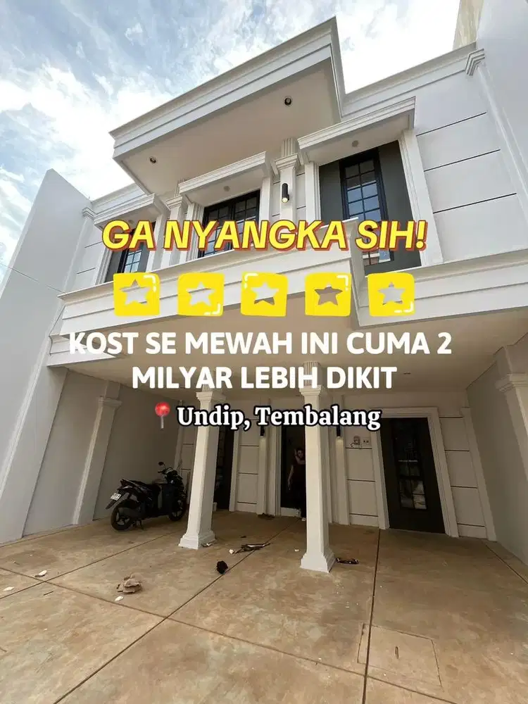 DIJUAL RUMAH KOS BULUSAN UNDIP TEMBALANG FULL FURNISHIED