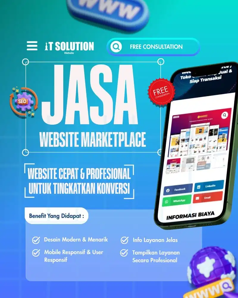 Pembuatan Website Marketplace Profesional dan Bergaransi
