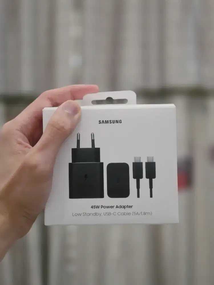 WTS SAMSUNG 45W ADAPTER+CABLE USB C