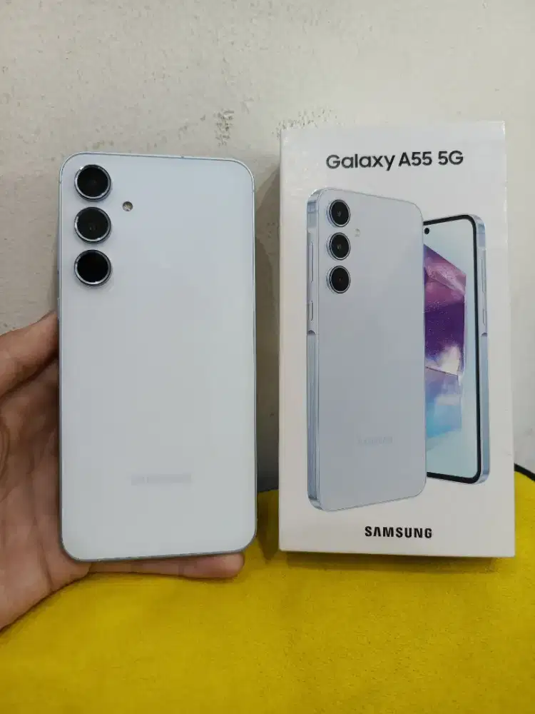 Samsung A55 5G 8/256 Garansi Panjang, Mulus Seperti Baru, Fullset Ori