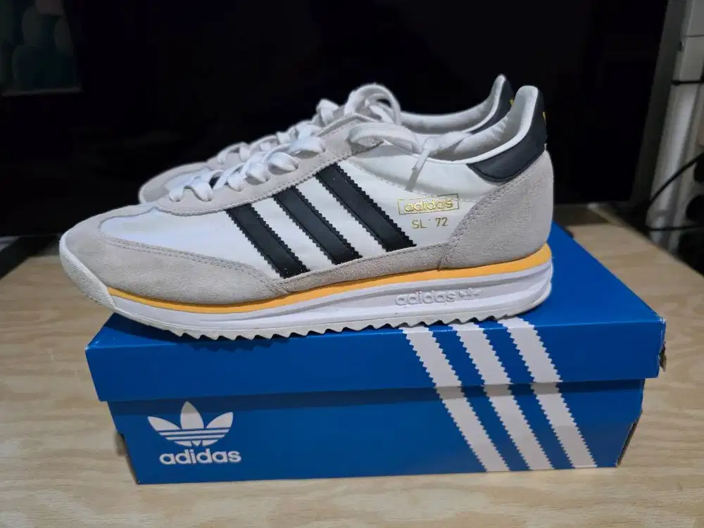 Adidas SL 72 RS IH4823 White Black Spark Originals UK 9.5 EU 44