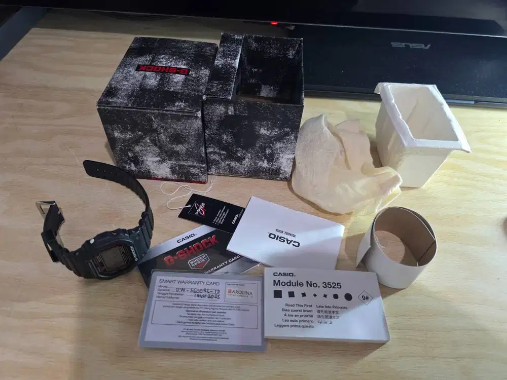 Casio G-Shock DW-5600RL-1DR Fullset Eks Pemakaian