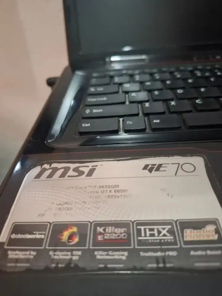 Laptop MSI GE70 core i7 + monitor samsung