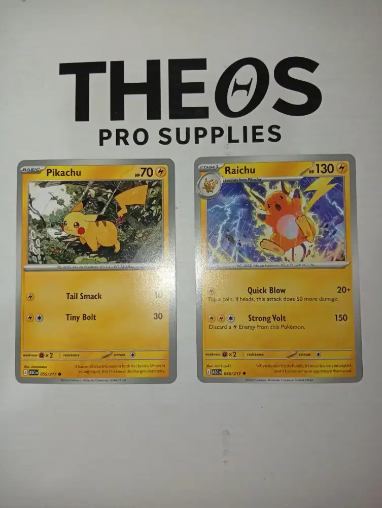Kartu Pokemon Pikachu Raichu