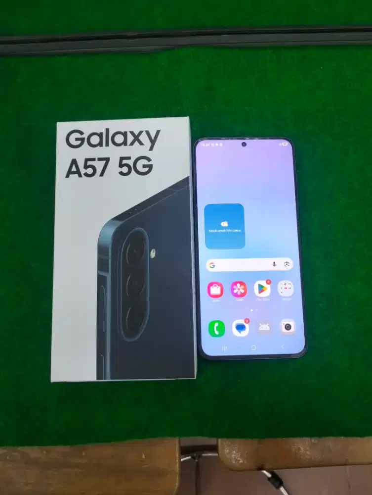 samsung A57 ram 12/256gb lengkap mulus