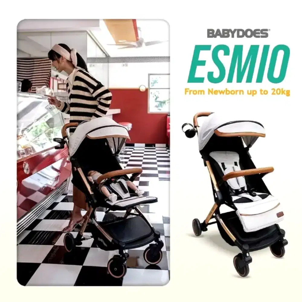 Stroller premium terbaik dorongan bayi seperti baru