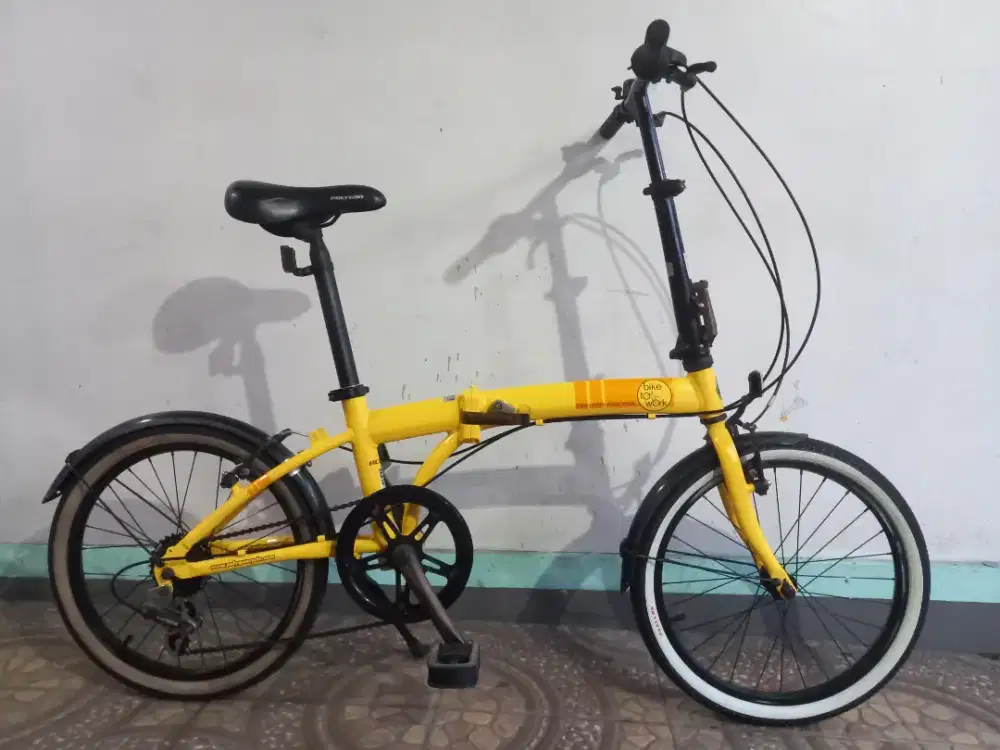 Sepeda lipat polygon bike to work