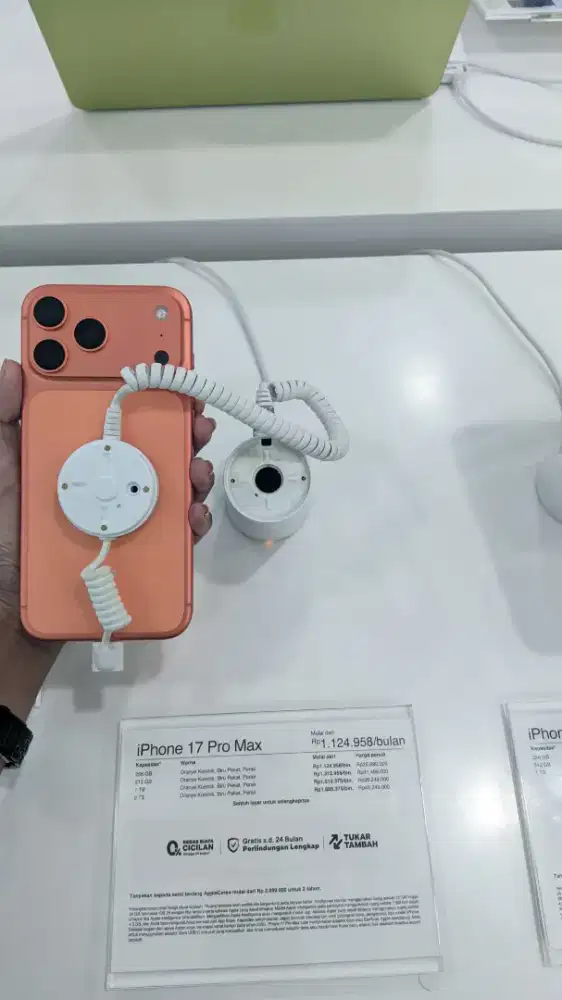 Handphone iphone 17 pro max