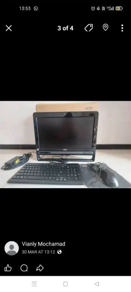 PC/KOMPUTER ACER ASPIRE ZC-605 (BISA NEGO]