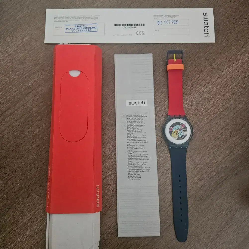 Jam tangan Swatch Color My Lacquered (SUOS101)