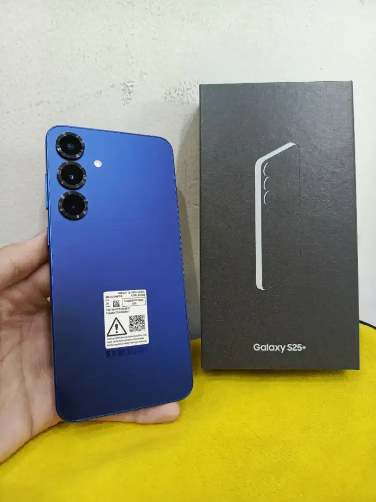 Samsung S25 Plus 12/256 Resmi Sein, Fullset Ori, Mulus Seperti Baru