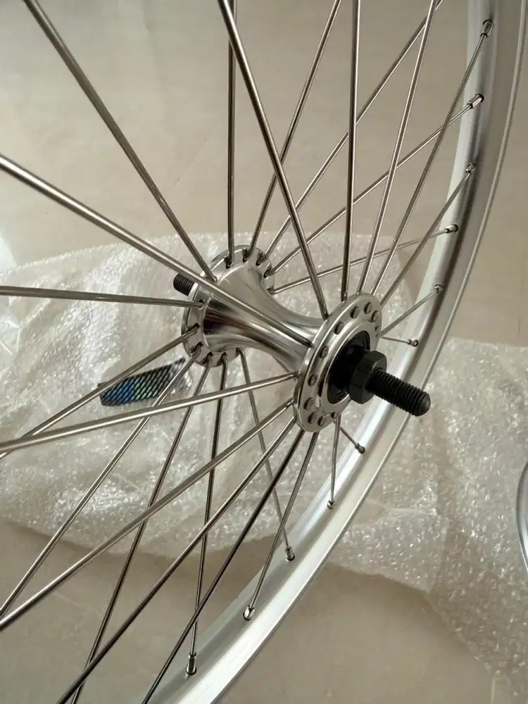 Velg brompton original silver