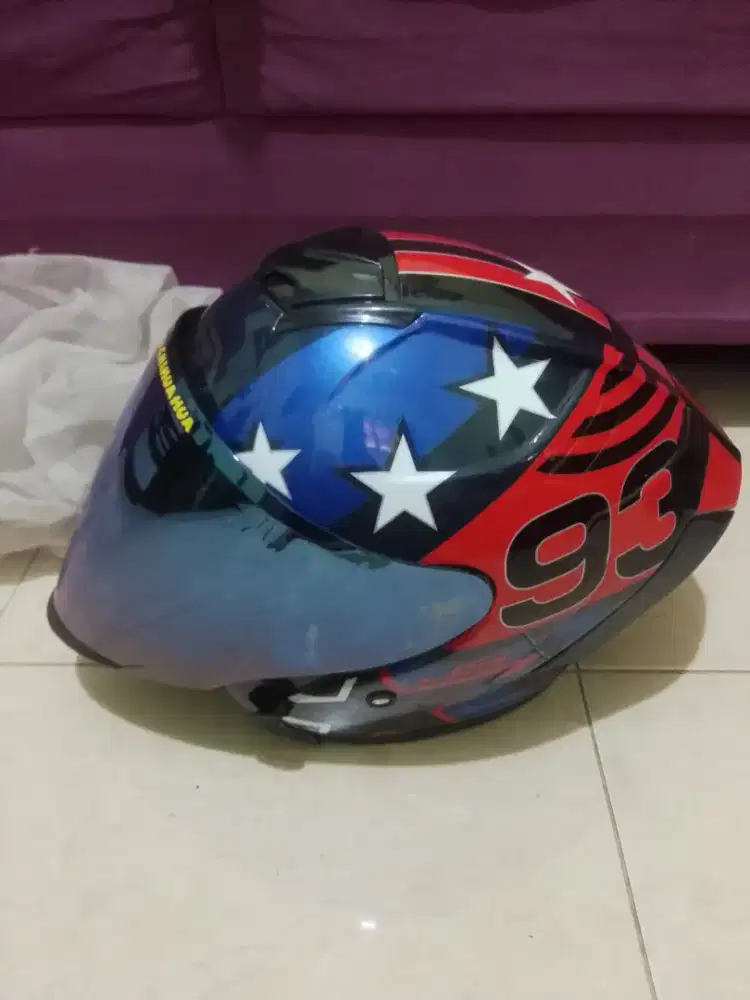 Helm harf face J5 ukuran L