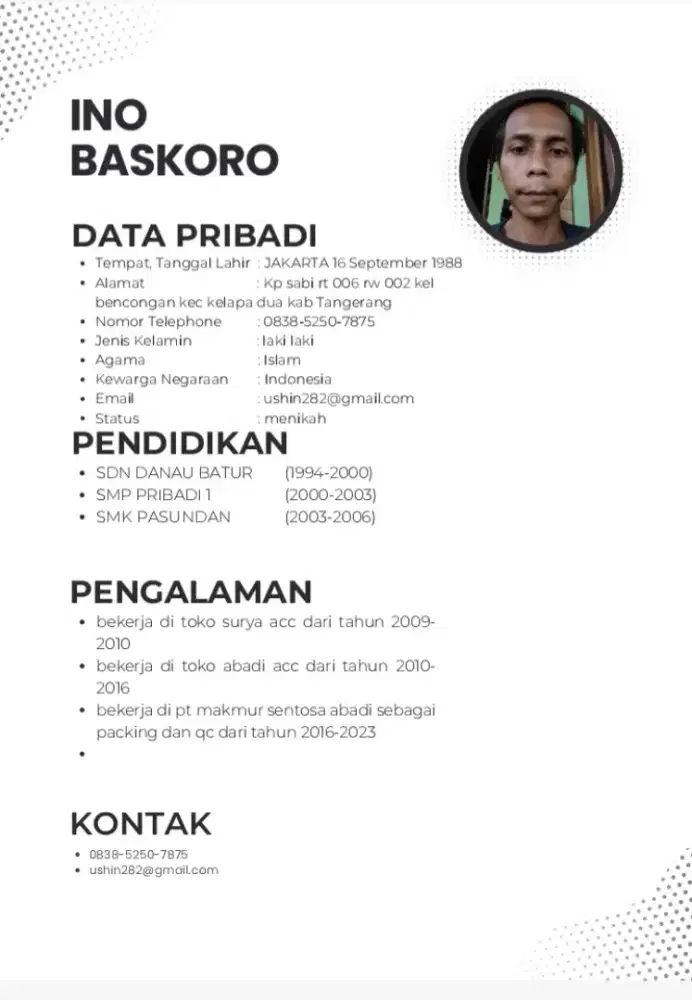 mencari pekerjaan